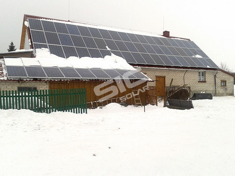Soportes para paneles solares techo de tejas