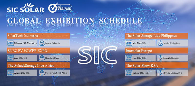 Calendario de la exposición fotovoltaica SIC Global