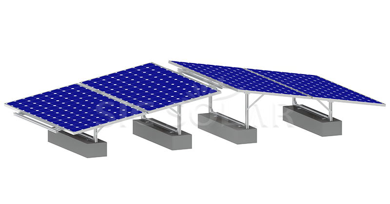 Sistemas de estanterías solares de montaje en suelo
