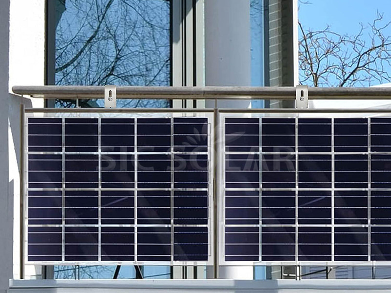 Sistemas de montaje de paneles solares para balcones de 1KW en Luxemburgo