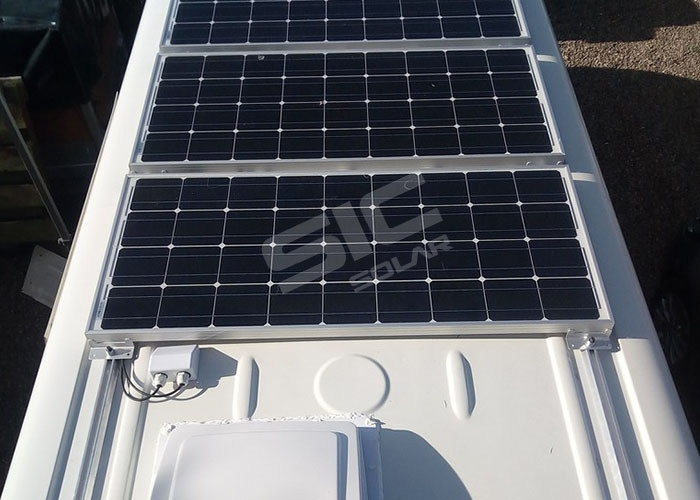 Solar Panel Mounting Curved Z Bracket for RV boat
