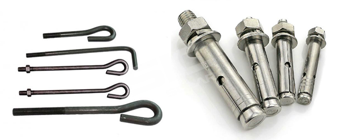 Ground anchor bolt and Expansion bolt