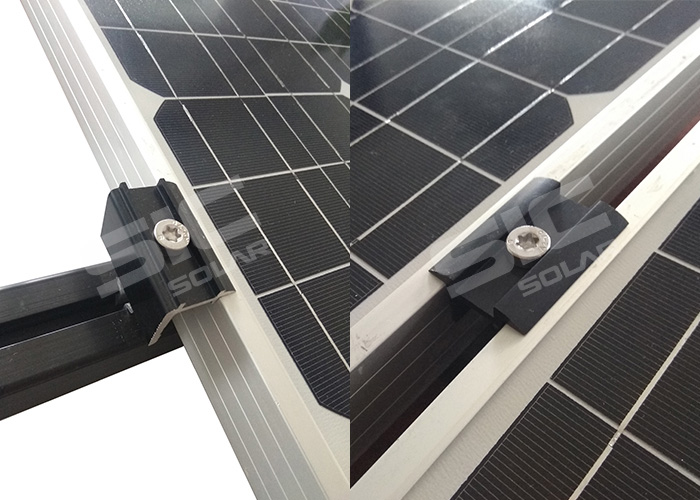 Solar panel fixture mid/end clamps
