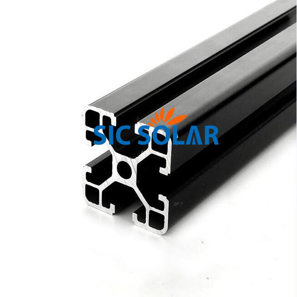 4040 European Standard black Anodized Aluminum Profile Extrusion
