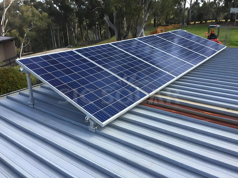 Soporte inclinable para techo plano de panel solar