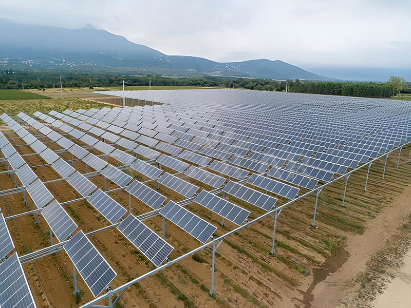 Sistema de paneles solares agrícolas