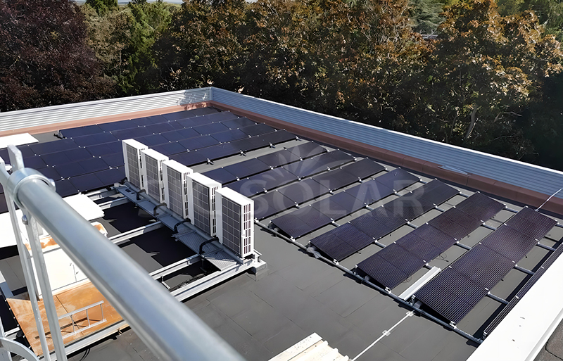 soportes de montaje de paneles solares en el techo