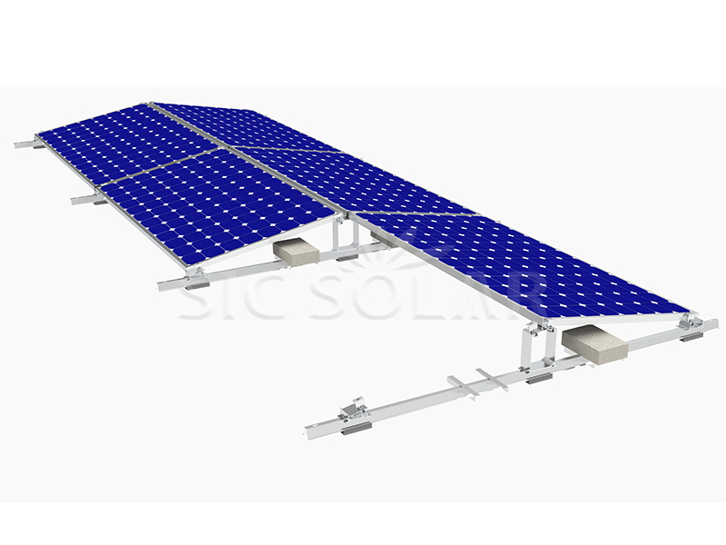 soportes de montaje de paneles solares techo plano