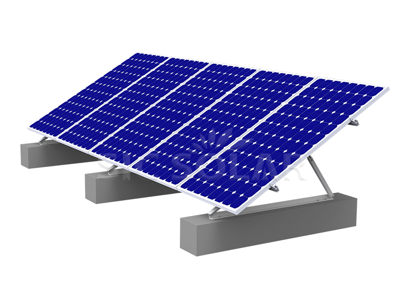 Montaje de techo de panel solar ajustable de China