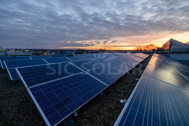 Panel solar de ángulo de inclinación