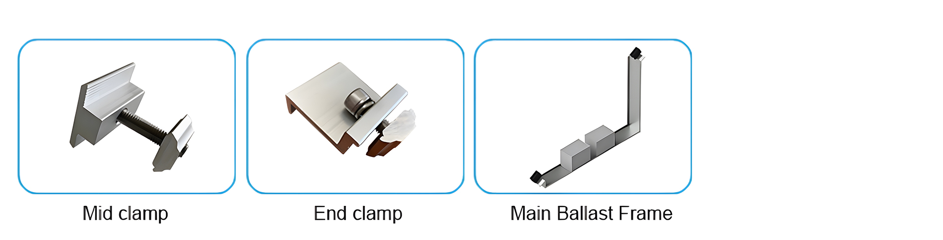 Ballasted solar racking from china