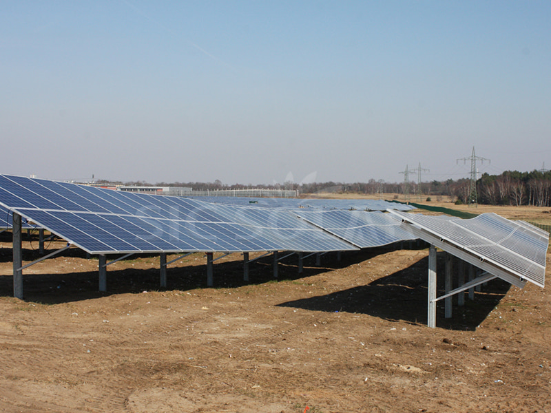 solar panel ground racking systems