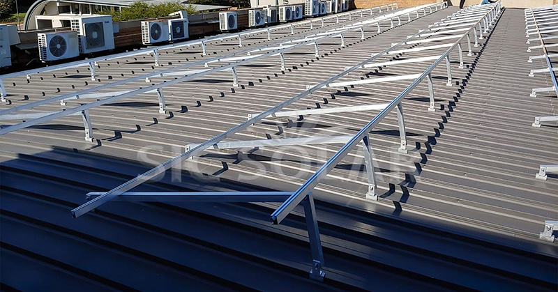 putting up solar panels