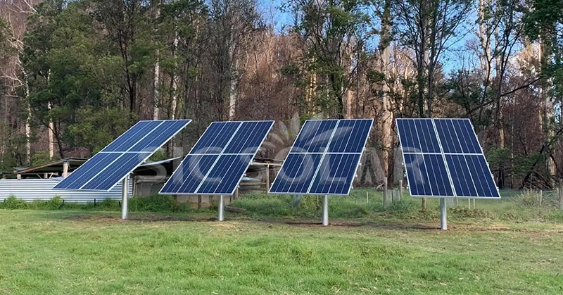 single pole solar structure