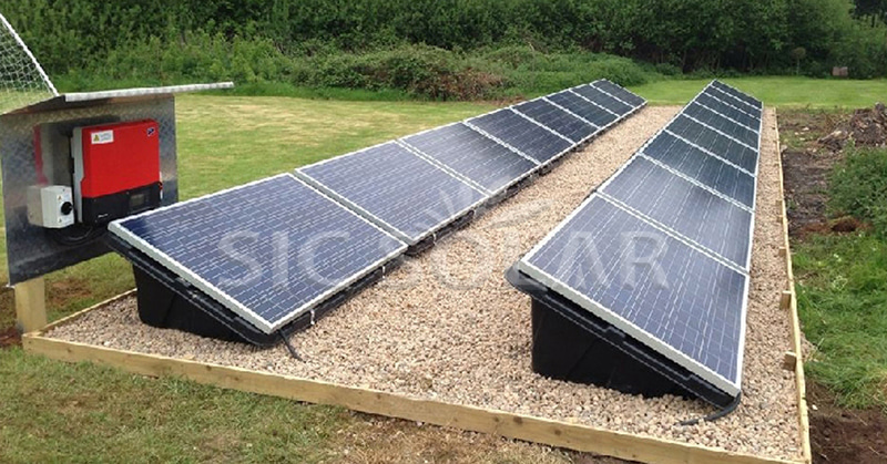 ballasted ground mount solar