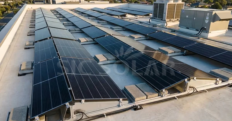 flat roof solar mount