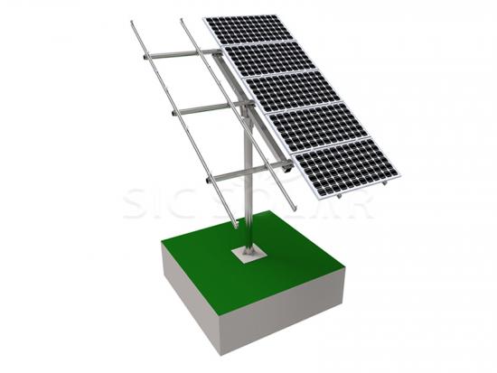 Solar pole mounting system