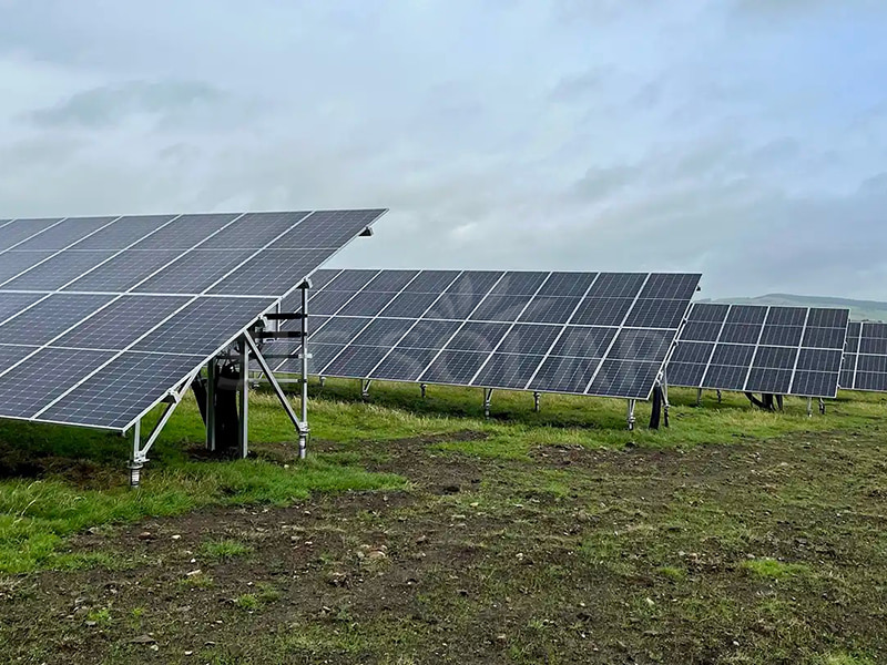 Panel solar de 2MW con soporte de montaje en tierra tipo en Brasil