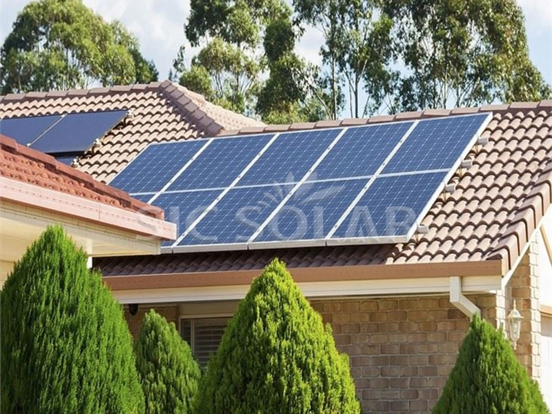 Bastidor de montaje solar para techo de tejas cerámicas de 10 kW en Australia