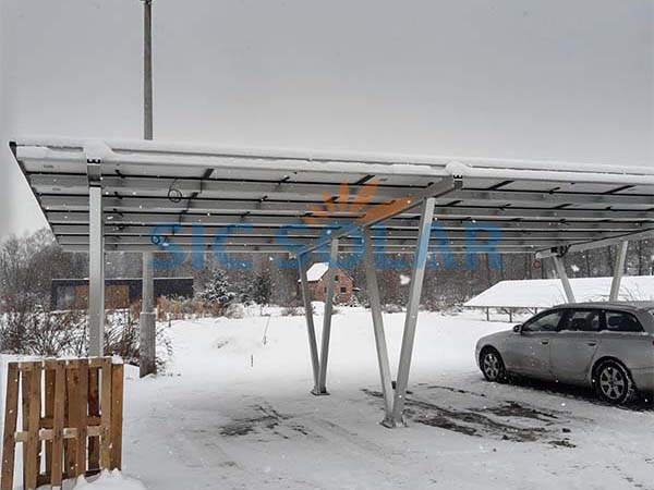 Cochera solar de 30KW en Bulgaria
