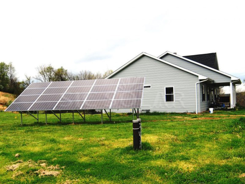 Paneles solares montados en el suelo de 10 kW para el hogar