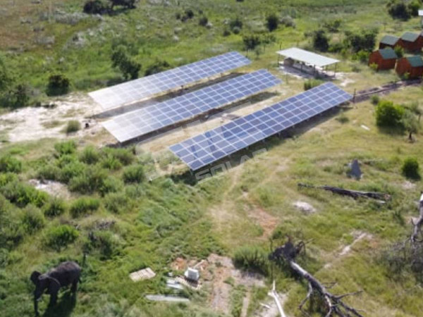 Sistema de montaje en tierra de 76 KW en África | Sic-solar.com