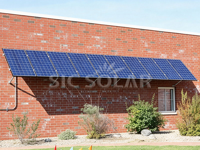 Sistemas de paneles solares de 10KW montados en la pared en EE. UU.