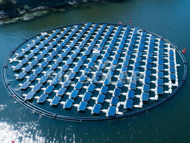 80KW Floating Solar Panels Installation System In Netherlands