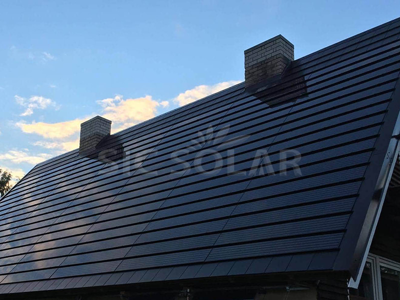 Sistema de montaje de tejas BIPV de 60 kW en Alemania