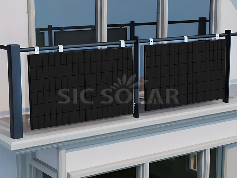 Sistemas de montaje solar para balcones domésticos de 1 kW en Alemania