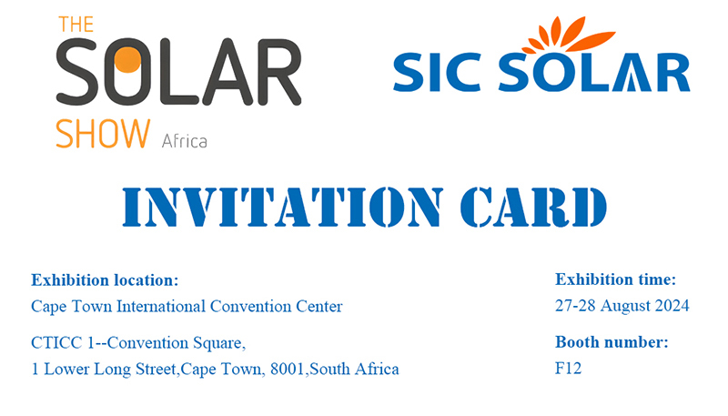 SIC Solar 2024 Solar y almacenamiento en vivo Ciudad del Cabo