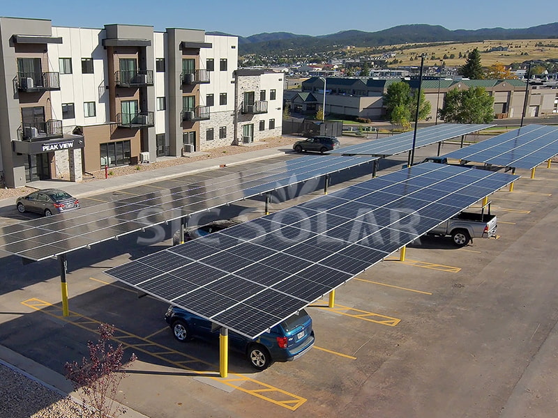 200KW Carport Mounting Systems for Solar Panels In USA