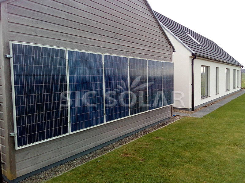 3KW Vertical Wall Mounted Solar Panels In India