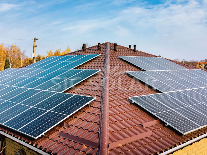 Paneles solares de 40 kW para techos de tejas cerámicas en EE. UU.