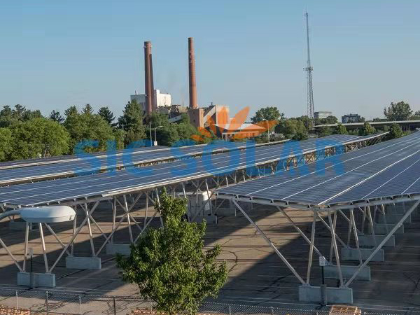 Sistema de montaje de cochera solar de 2MW en Hungría | Sic-solar.com
